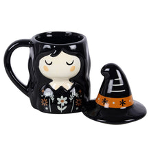 Load image into Gallery viewer, Cute Witch Lidded Mug