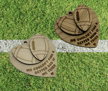 Load image into Gallery viewer, Rugby Heart Bauble