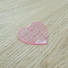 Load image into Gallery viewer, 5cm Sparkle Hearts - 10x Acrylic Hearts