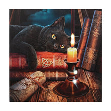 Load image into Gallery viewer, The Witching Hour Light Up Canvas Plaque by Lisa Parker