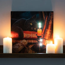 Load image into Gallery viewer, The Witching Hour Light Up Canvas Plaque by Lisa Parker