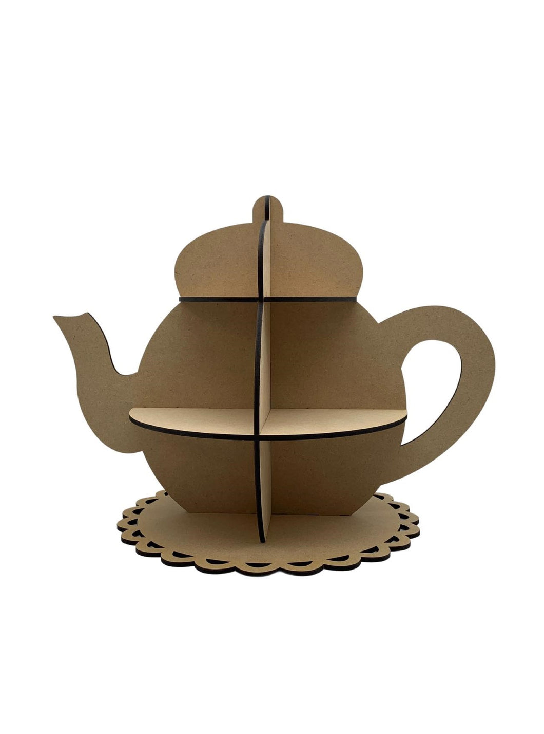 Tea Pot & Tea Cup Cake Stand Set