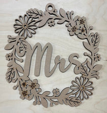 Load image into Gallery viewer, Spring Flower Wedding Newlywed Chair Signs
