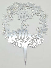 Load image into Gallery viewer, Spring Flower Wedding Cake Topper