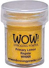 Load image into Gallery viewer, WOW! Embossing Powders Primary Colours by Powder Arts (15ml)