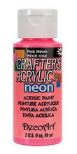 Load image into Gallery viewer, DecoArt Crafter's Acrylic Neons (2oz)