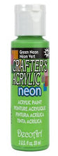 Load image into Gallery viewer, DecoArt Crafter's Acrylic Neons (2oz)