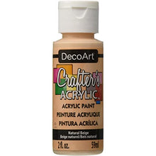 Load image into Gallery viewer, A 2oz paint pot. Deco Art Crafters Acrylic Paint in Natural Beige on a white background.