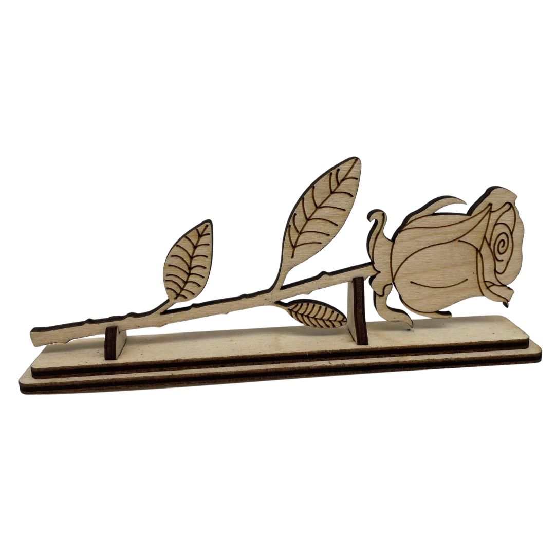 Rose with display stand Daisymoon Designs