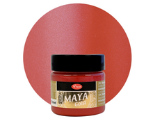 Load image into Gallery viewer, Viva Decor Maya Gold Shimmering Metallic Paint (45ml)