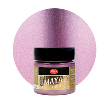 Load image into Gallery viewer, Viva Decor Maya Gold Shimmering Metallic Paint (45ml)