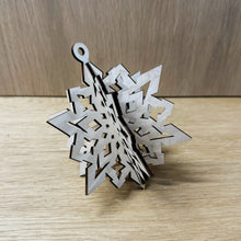 Load image into Gallery viewer, Snowflakes - 3D Bauble Decorations
