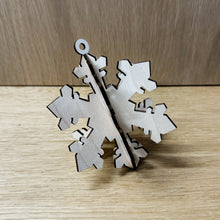 Load image into Gallery viewer, Snowflakes - 3D Bauble Decorations
