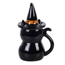 Load image into Gallery viewer, Black Cat Lidded Mug
