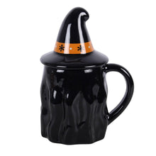 Load image into Gallery viewer, Cute Witch Lidded Mug
