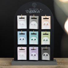 Load image into Gallery viewer, Crystal earring studs.
