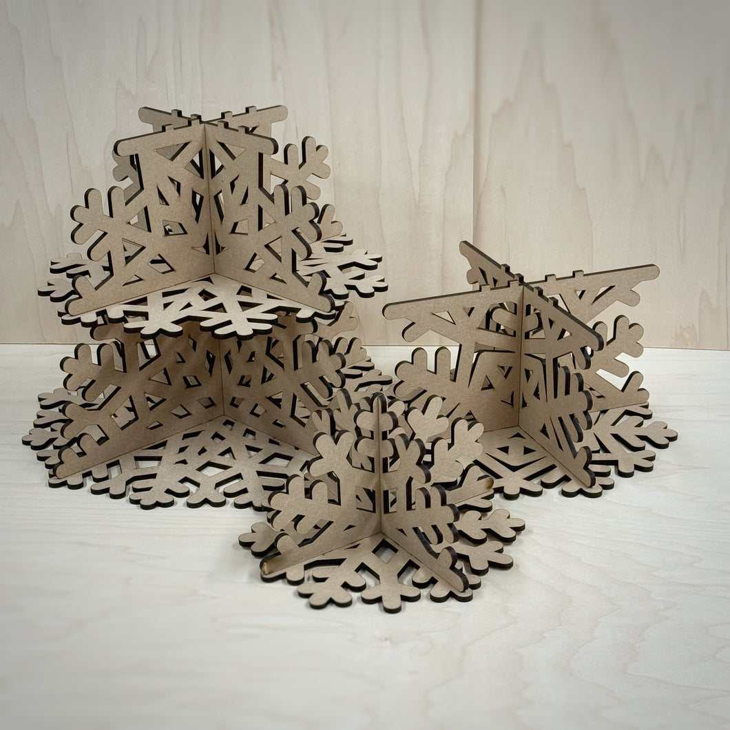 Snowflake Cupcake Stand