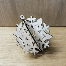 Load image into Gallery viewer, Snowflakes - 3D Bauble Decorations
