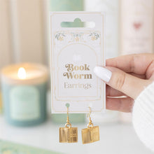 Load image into Gallery viewer, Book Worm Earrings
