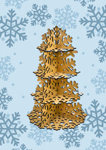 Load image into Gallery viewer, Snowflake Cupcake Stand
