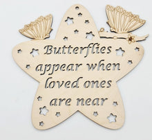 Load image into Gallery viewer, Robins/Butterflies Appear When Loved Ones Are Near Memorial Keepsake
