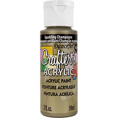 DecoArt Crafter's Acrylic Paint, 2 Oz – Antique White, Smooth Coverage For Crafts, Stenciling, & DIY Projects
