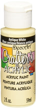 Load image into Gallery viewer, A 2oz paint pot. Deco Art Crafters Acrylic Paint in Antique White on a plain white background.
