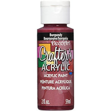 Load image into Gallery viewer, A 2oz paint pot. Deco Art Crafters Acrylic Paint in Burgundy on a white background.
