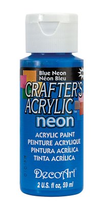 Crafter's Acrylic All-Purpose Paint 2oz Red Neon