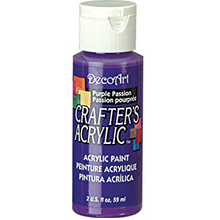 Load image into Gallery viewer, A pot of purple paint on a white background.
