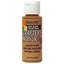 Load image into Gallery viewer, A 2oz paint pot. Deco Art Crafters Acrylic Paint in Soft Suede on a white background.
