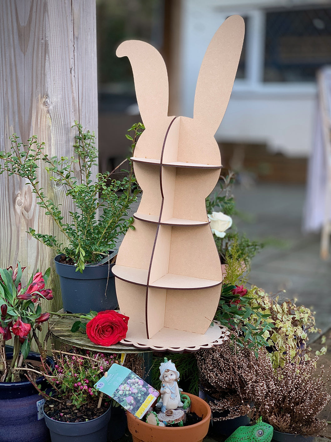 Easter Bunny Rabbit Cake Stand