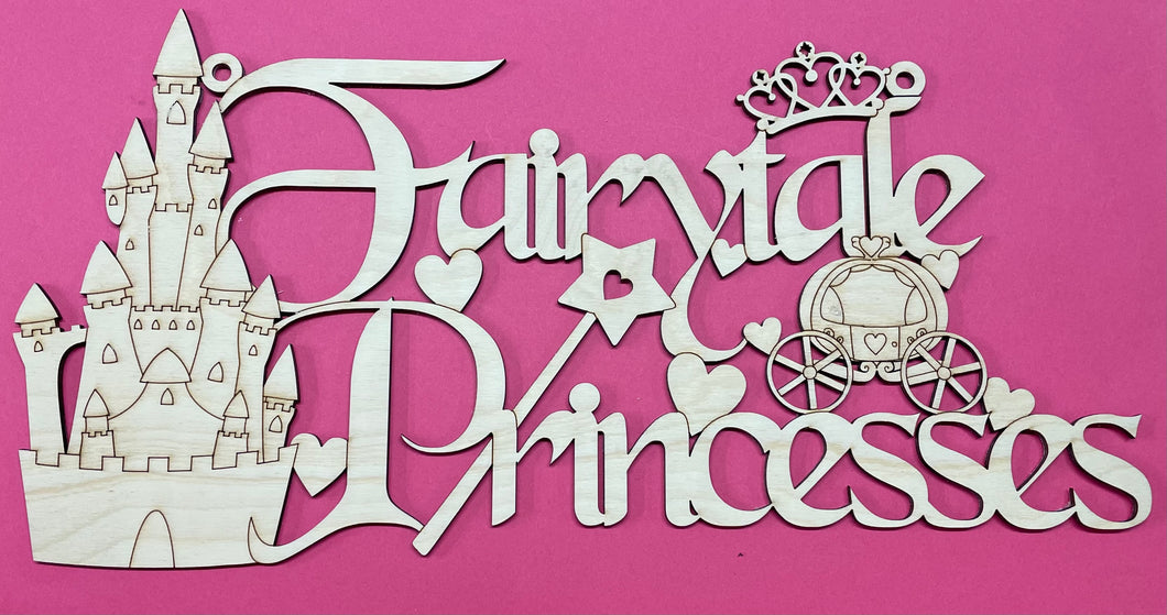 Fairytale Princesses Sign